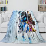 Laden Sie das Bild in den Galerie-Viewer, Astro Bot Decke Flanell Überwurf Raumdekoration