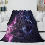 Laden Sie das Bild in den Galerie-Viewer, Astronaut Blanket Pattern Flannel Kids Room Throw
