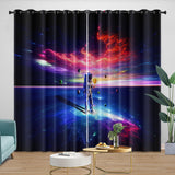 Laden Sie das Bild in den Galerie-Viewer, Astronaut Curtains Blackout Window Drapes Kids Room Decoration
