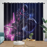 Laden Sie das Bild in den Galerie-Viewer, Astronaut Curtains Blackout Window Drapes Kids Room Decoration