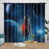 Laden Sie das Bild in den Galerie-Viewer, Astronaut Curtains Blackout Window Drapes Room Decoration