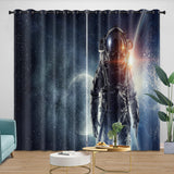 Laden Sie das Bild in den Galerie-Viewer, Astronaut Curtains Blackout Window Drapes Room Decoration