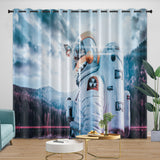 Laden Sie das Bild in den Galerie-Viewer, Astronaut Curtains Blackout Window Drapes Room Decoration