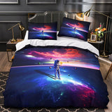 Laden Sie das Bild in den Galerie-Viewer, Astronaut Duvet Cover Kids Room Bedding Set Without Filler
