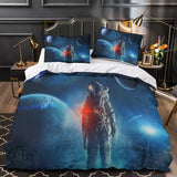 Laden Sie das Bild in den Galerie-Viewer, Astronaut Duvet Cover Kids Room Bedding Set Without Filler