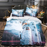 Laden Sie das Bild in den Galerie-Viewer, Astronaut Duvet Cover Pattren Bedding Set Without Filler