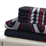 Laden Sie das Bild in den Galerie-Viewer, Atlanta Braves Bedding Set Quilt Cover Without Filler