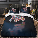 Laden Sie das Bild in den Galerie-Viewer, Atlanta Braves Bedding Set Quilt Cover Without Filler