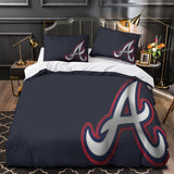 Laden Sie das Bild in den Galerie-Viewer, Atlanta Braves Bedding Set Quilt Cover Without Filler