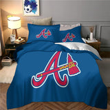 Laden Sie das Bild in den Galerie-Viewer, Atlanta Braves Bedding Set Quilt Cover Without Filler