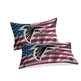 Laden Sie das Bild in den Galerie-Viewer, Atlanta Falcons Bedding Set Duvet Cover Without Filler