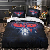 Laden Sie das Bild in den Galerie-Viewer, Atlanta Hawks Bedding Set Duvet Cover Without Filler