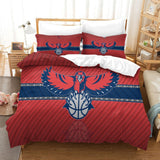 Laden Sie das Bild in den Galerie-Viewer, Atlanta Hawks Bedding Set Duvet Cover Without Filler