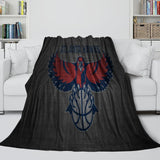 Laden Sie das Bild in den Galerie-Viewer, Atlanta Hawks Blanket Flannel Fleece Throw Room Decoration