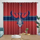 Laden Sie das Bild in den Galerie-Viewer, Atlanta Hawks Curtains Blackout Window Drapes Room Decoration