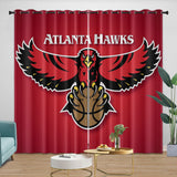 Laden Sie das Bild in den Galerie-Viewer, Atlanta Hawks Curtains Blackout Window Drapes Room Decoration