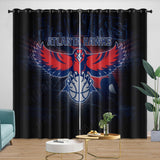 Laden Sie das Bild in den Galerie-Viewer, Atlanta Hawks Curtains Blackout Window Drapes Room Decoration