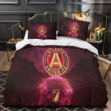 Laden Sie das Bild in den Galerie-Viewer, Atlanta United FC Bedding Set Duvet Cover Without Filler