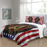 Laden Sie das Bild in den Galerie-Viewer, Atlanta United FC Bedding Set Duvet Cover Without Filler