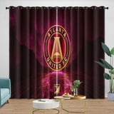 Laden Sie das Bild in den Galerie-Viewer, Atlanta United FC Curtains Blackout Window Drapes Room Decoration