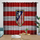Laden Sie das Bild in den Galerie-Viewer, Atlético Madrid Curtains Blackout Window Drapes Kids Room Decoration