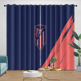 Laden Sie das Bild in den Galerie-Viewer, Atlético Madrid Curtains Blackout Window Drapes Kids Room Decoration