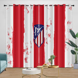 Laden Sie das Bild in den Galerie-Viewer, Atlético Madrid Curtains Blackout Window Drapes Room Decoration