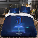 Laden Sie das Bild in den Galerie-Viewer, Atlético Madrid Duvet Cover Kids Bedding Set Without Filler
