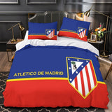 Laden Sie das Bild in den Galerie-Viewer, Atlético Madrid Duvet Cover Kids Bedding Set Without Filler