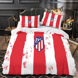 Laden Sie das Bild in den Galerie-Viewer, Atlético Madrid Duvet Cover Kids Bedding Set Without Filler