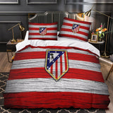 Laden Sie das Bild in den Galerie-Viewer, Atlético Madrid Duvet Cover Kids Bedding Set Without Filler