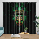 Laden Sie das Bild in den Galerie-Viewer, Austin FC Curtains Blackout Window Drapes Room Decoration