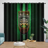 Laden Sie das Bild in den Galerie-Viewer, Austin FC Curtains Blackout Window Drapes Room Decoration