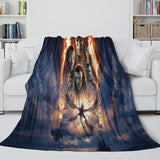 Laden Sie das Bild in den Galerie-Viewer, Avatar Fire and Ash Blanket Flannel Throw Room Decoration