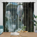 Laden Sie das Bild in den Galerie-Viewer, Avatar Fire and Ash Curtains Blackout Window Drapes Room Decoration