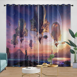 Laden Sie das Bild in den Galerie-Viewer, Avatar Fire and Ash Curtains Blackout Window Drapes Room Decoration
