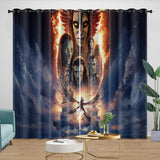 Laden Sie das Bild in den Galerie-Viewer, Avatar Fire and Ash Curtains Blackout Window Drapes Room Decoration