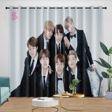 Laden Sie das Bild in den Galerie-Viewer, BTS Bangtan Boys Curtains Blackout Window Drapes Kids Room Decoration