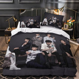 Laden Sie das Bild in den Galerie-Viewer, BTS Bangtan Boys Duvet Cover Kids Bedding Set Without Filler