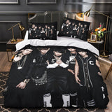 Laden Sie das Bild in den Galerie-Viewer, BTS Bangtan Boys Duvet Cover Kids Bedding Set Without Filler