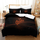 Laden Sie das Bild in den Galerie-Viewer, Baltimore Orioles Bedding Set Quilt Cover Without Filler