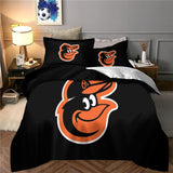 Laden Sie das Bild in den Galerie-Viewer, Baltimore Orioles Bedding Set Quilt Cover Without Filler
