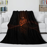 Laden Sie das Bild in den Galerie-Viewer, Baltimore Orioles Blanket Flannel Throw Room Decoration
