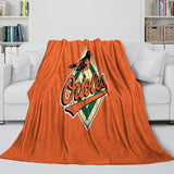 Laden Sie das Bild in den Galerie-Viewer, Baltimore Orioles Blanket Flannel Throw Room Decoration