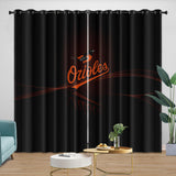 Laden Sie das Bild in den Galerie-Viewer, Baltimore Orioles Curtains Blackout Window Drapes Room Decoration