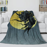 Laden Sie das Bild in den Galerie-Viewer, Batman Ninja Pattern Blanket Flannel Throw Room Decoration