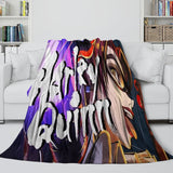 Laden Sie das Bild in den Galerie-Viewer, Batman Ninja Pattern Blanket Flannel Throw Room Decoration
