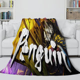 Laden Sie das Bild in den Galerie-Viewer, Batman Ninja Pattern Blanket Flannel Throw Room Decoration