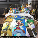 Laden Sie das Bild in den Galerie-Viewer, BeyBlade Burst Duvet Cover Kids Bedding Set Without Filler