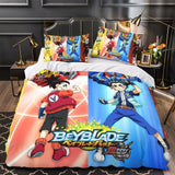 Laden Sie das Bild in den Galerie-Viewer, BeyBlade Burst Duvet Cover Kids Bedding Set Without Filler